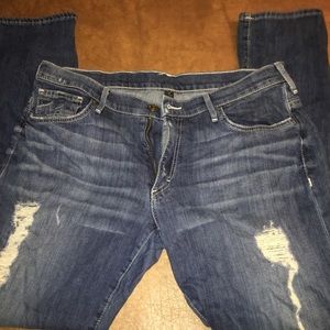 True religion distressed jeans